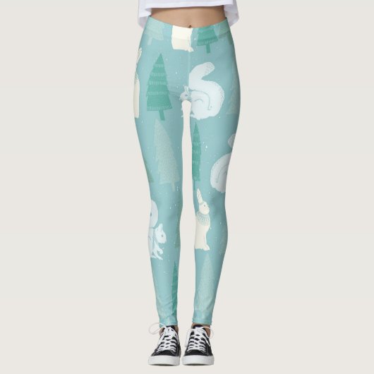 Winterwonderland leggings (Voorkant)