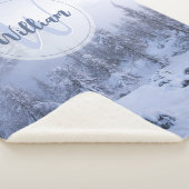 Winterwonderland sneeuwmoesson sherpa deken (3/4)