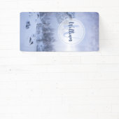 Winterwonderland sneeuwmoesson spandoek (Insitu)