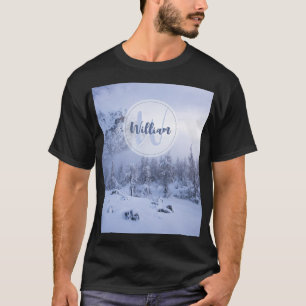 Winterwonderland sneeuwmoesson t-shirt