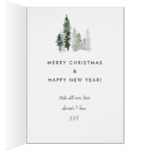 winterwonderland sneeuwscène rustige kerstkaart (Binnen (Rechts))