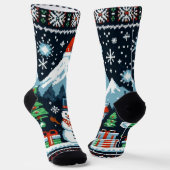 winterwonderland sokken (Gebogen)