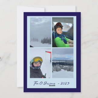 Wintery Christmas card Feestdagenkaart