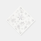 Wintery Snowflakes Servet (Hoek)