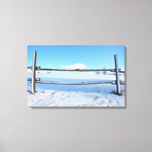 Winterzeit Canvas Afdruk (Voorkant)