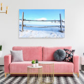 Winterzeit Canvas Afdruk (Insitu (Woonkamer))