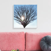 winterzon canvas afdruk (Insitu (Woonkamer))