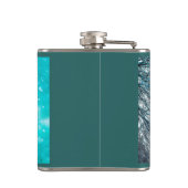 Winterzon en sneeuw heupfles (Achterkant)