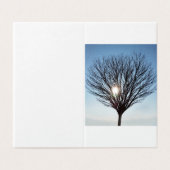 winterzon kaart (Buitenkant ongevouwen)