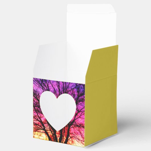 Winterzonneboom - Geel Bedankdoosjes (Geopend)