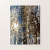 Winterzonnepuzzel Legpuzzel (Verticaal)