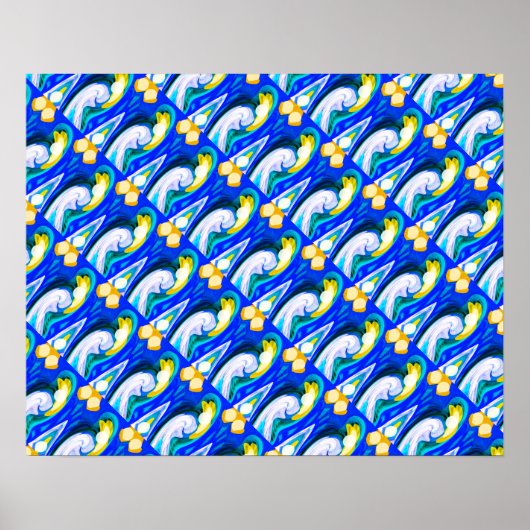 winterzonneschijn poster (Voorkant)