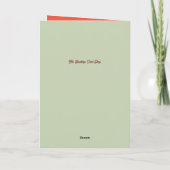 Winterzonnewende Feestdagen Kaart (Achterkant)