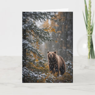 Winterzonnewende Joelfelicitaties Wildernis Bos Kaart