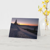 Winterzonnewende Kaart (Gele Bloem)