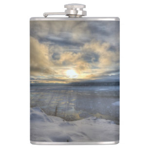 Winterzonnewende Turnagain Arm Heupfles