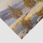 Winterzonsondergang, ontkoppeling tissuepapier (Detail)