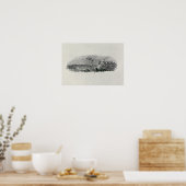 Winterzonsondergang Poster (Keuken)
