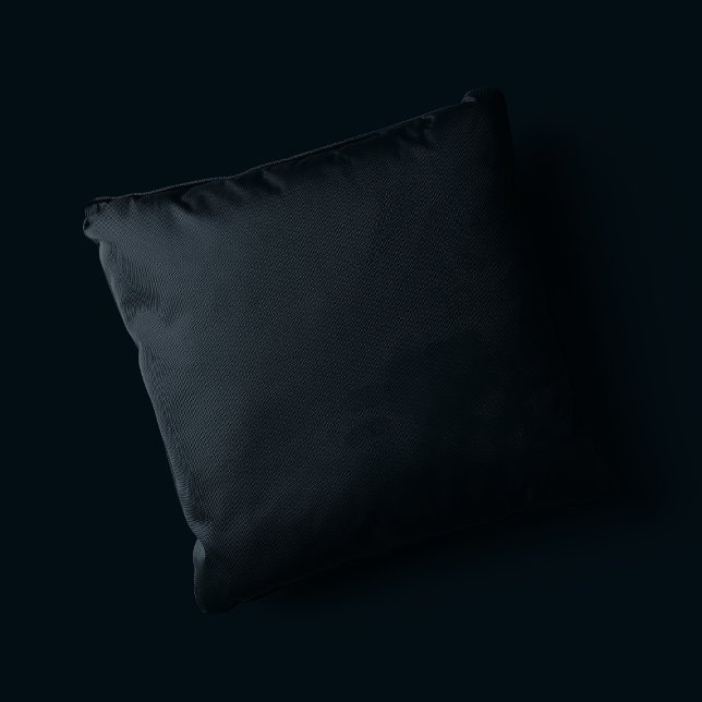 Winterzonsondergang - Zwarte IJs - Sierkussen (Winter Sunset - Black Ice - Throw Pillow)