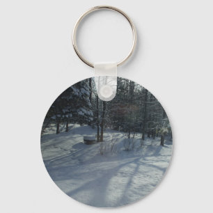 Winterzonsopkomst Sleutelhanger