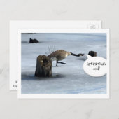 Winterzuilen Briefkaart (Voorkant / Achterkant)