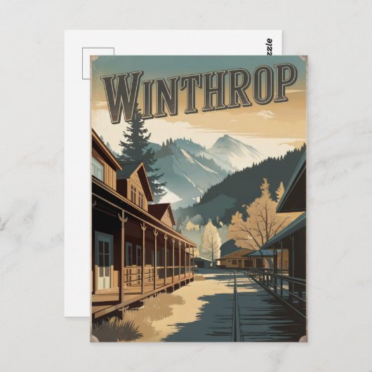 Winthrop briefkaart (Voorkant / Achterkant)