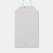 Wintry Glastonbury Tor Cadeaulabel (Achterkant)