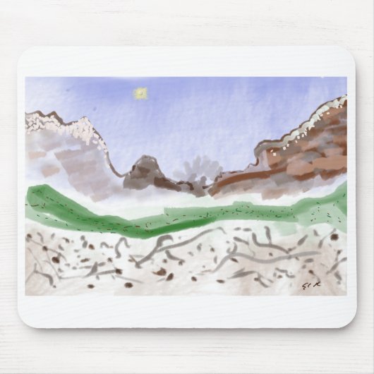 Wintry Mix Mousepad Muismat (Voorkant)