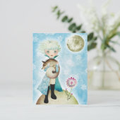 Wintry Prince briefkaart (Staand voorkant)