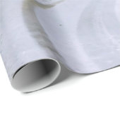 Wintry Road Trees Snow Kerstmis Cadeaupapier (Rol Hoek)