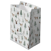 Wintry Wonderland 3 Christmas Holiday Sac cadeau (Dos Angle)