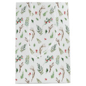 Wintry Wonderland Christmas Holiday Sac cadeau (Devant)