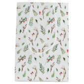 Wintry Wonderland Christmas Holiday Sac cadeau (Dos)