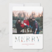 Wintry Wonderland Holiday Flat Kaart (Voorkant)