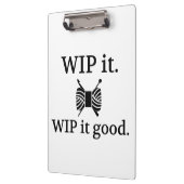 WIP het Goed ・ Knit Crochet Crafts Klembord (Links)