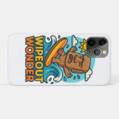Wipeout Moai Chibi Surf mislukt Case-Mate iPhone Case (Achterkant (horizontaal))