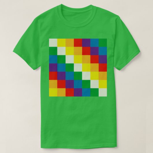 Wiphala T-shirt (Design voorkant)