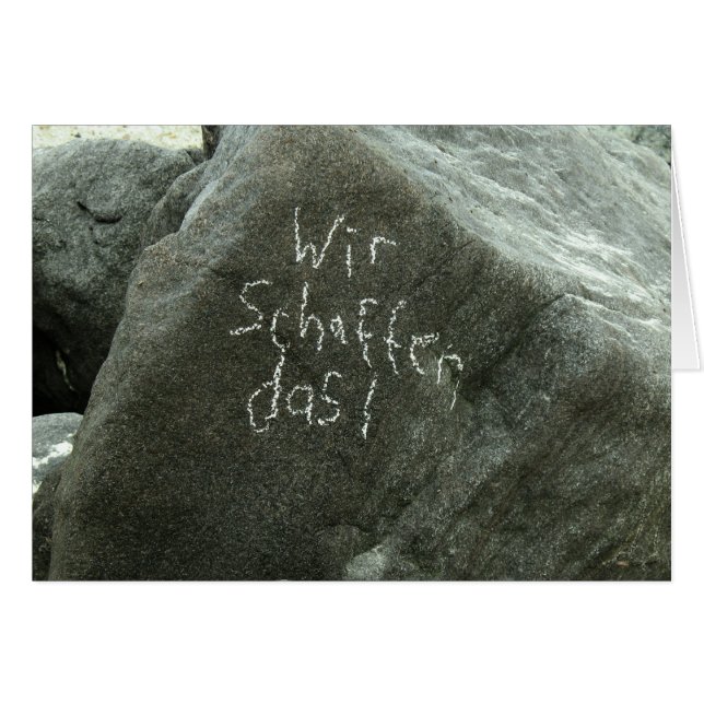 Wir schaffen das! (Voorkant Horizontaal)