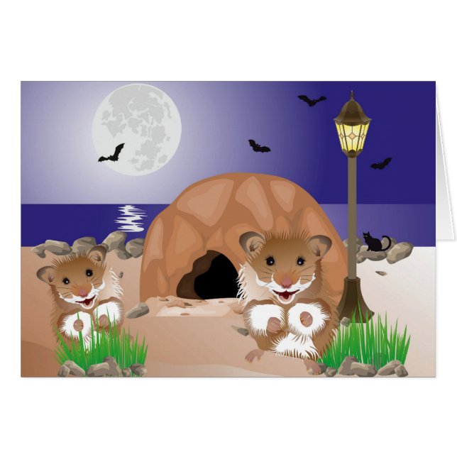 Wir sind umgezogen Karte (Devant Horizontal)