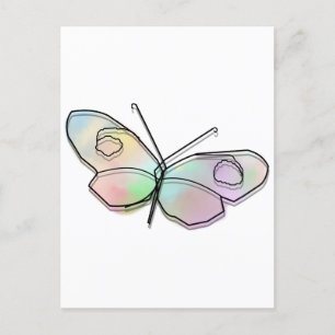 Wire Butterfly Briefkaart