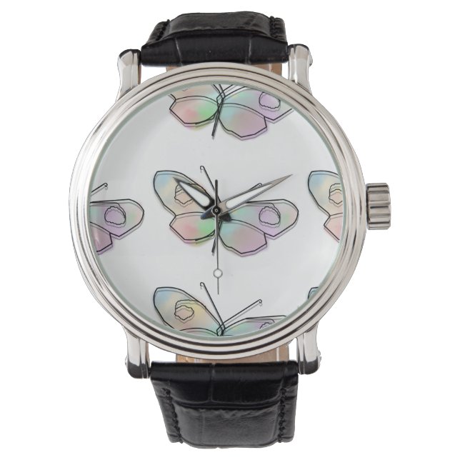 Wire Butterfly Horloge (Voorkant)