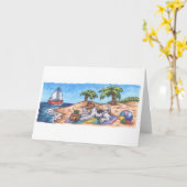 Wire Fox Endless Summer Kaart met witte envelop (Gele Bloem)