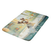 Wire Fox Terrier bad decor Badmat (Gekanteld)