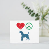 Wire Fox Terrier Briefkaart (Staand voorkant)