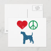 Wire Fox Terrier Briefkaart (Voorkant / Achterkant)