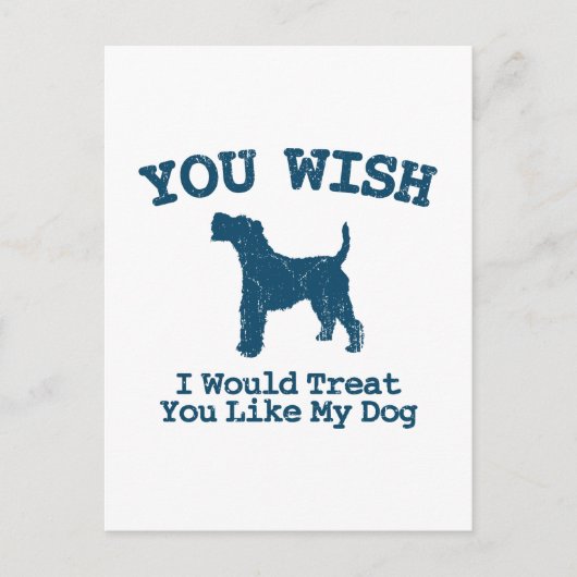 Wire Fox Terrier Briefkaart (Voorkant)