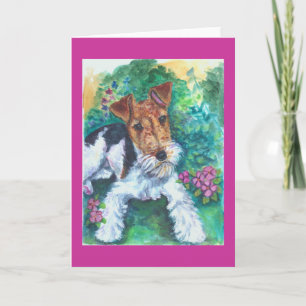 Wire Fox Terrier Cards Kaart
