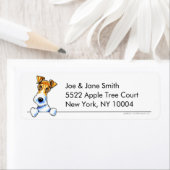 Wire Fox Terrier Clean & Simple Etiket (Insitu)