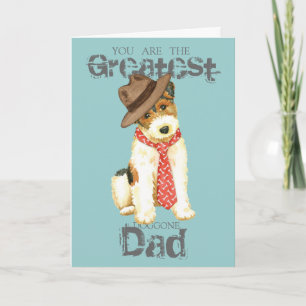 Wire Fox Terrier Dad Kaart