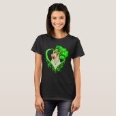 Wire Fox Terrier Dog St Patricks Day Lover Irish S T-shirt (Voorkant volledig)